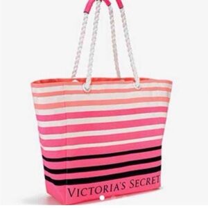 Victoria's Secret Multicolor Striped Tote